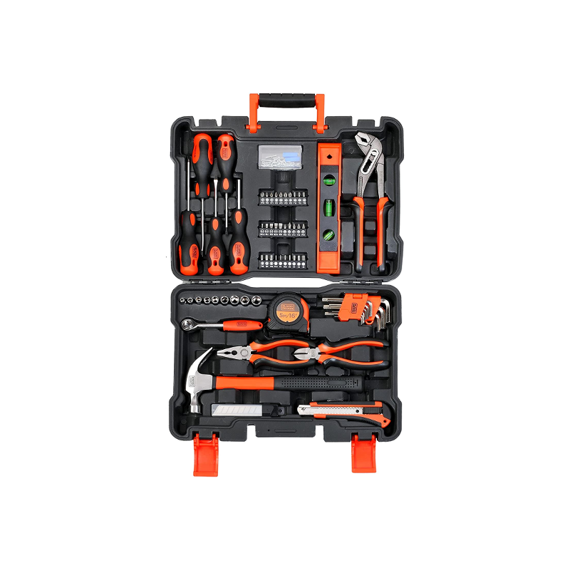 BLACK+DECKER 154 Pieces Hand Tool Kit for Home & Office Use BMT154C