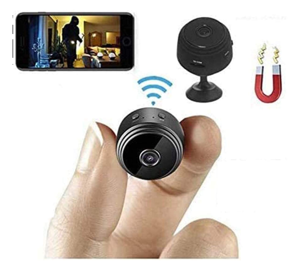 A9 HD 1080P Mini Camera Wireless Wifi Security Night Vision Motion 16GB TF Card（Black）